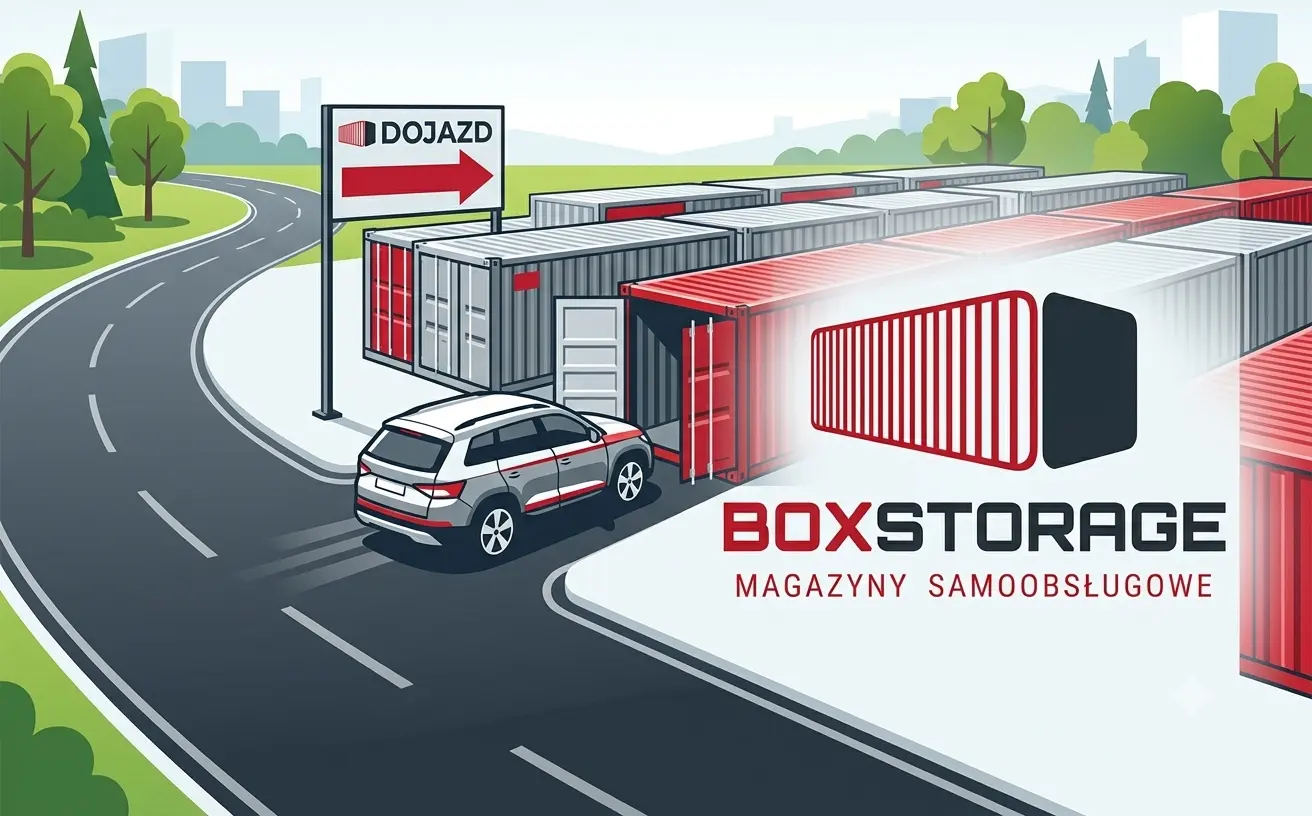 Dlaczego dobry dojazd do magazynu ma znaczenie? W self storage liczy się nie tylko przestrzeń