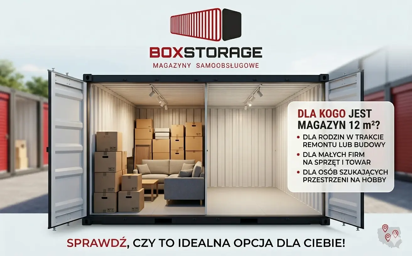 Magazyn 12 m2 – ile naprawdę się zmieści i dla kogo to najlepszy wybór?
