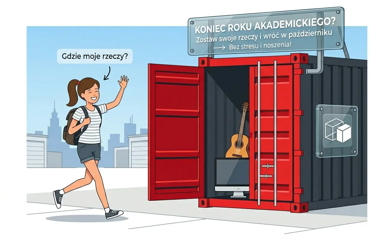 Koniec roku akademickiego? Zostaw swoje rzeczy w magazynie i wróć po nie w październiku