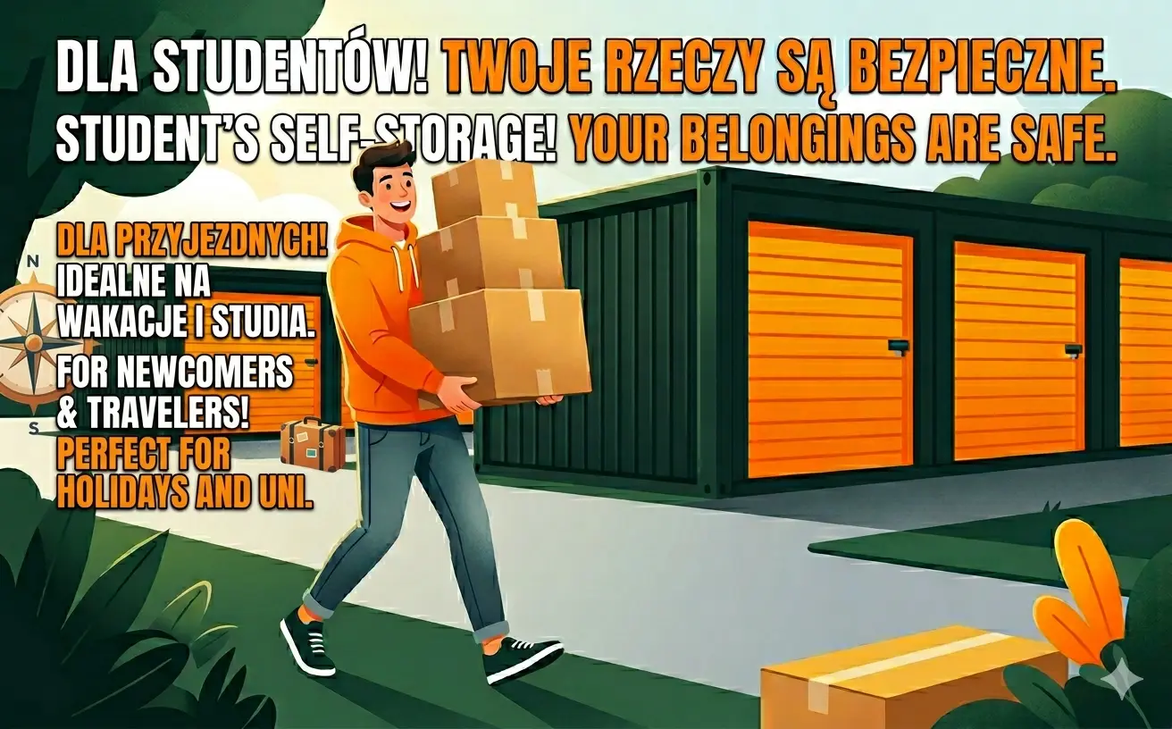 Student self storage in Poland – extra space when you need it
