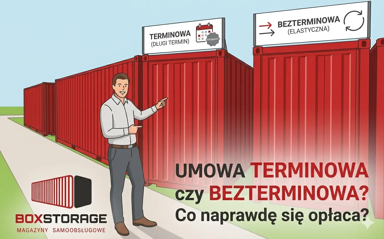 Umowa terminowa czy bezterminowa w self storage? Co naprawdę się opłaca?