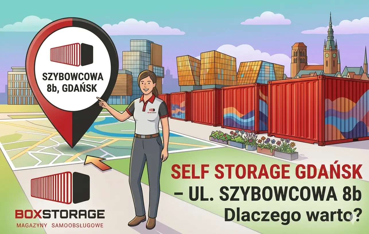Self storage Gdańsk – dlaczego lokalizacja przy ul. Szybowcowej 8b to dobry wybór?