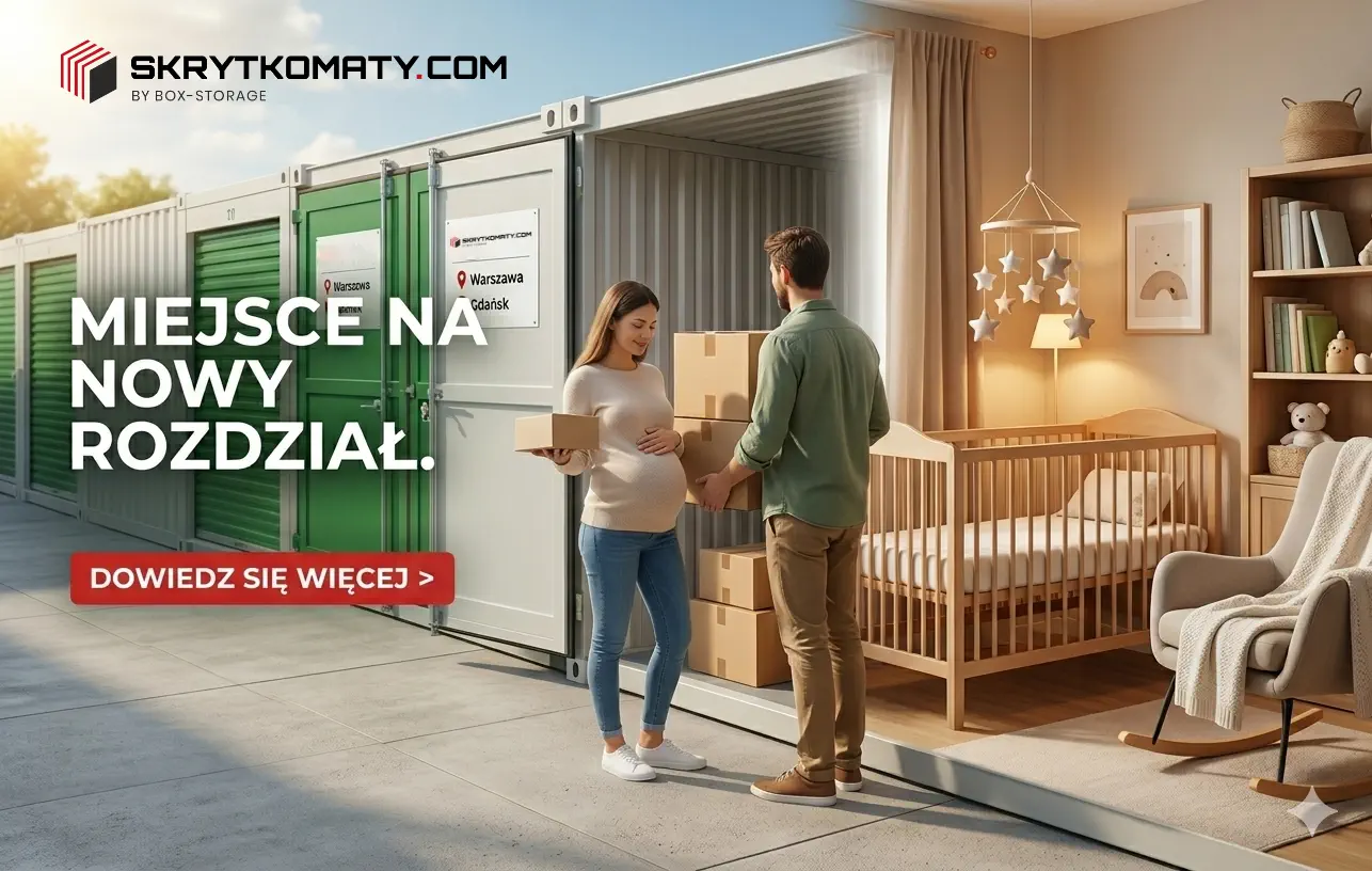 Pierwsze dziecko w drodze? Sprawdź, jak magazyn self-storage pomaga przygotować mieszkanie na nowy etap życia