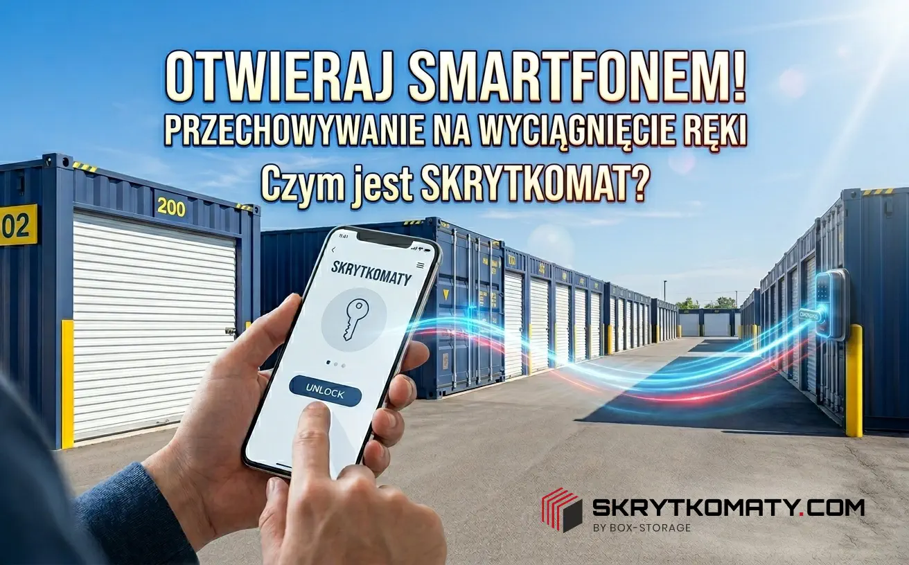 Skrytkomat – nowoczesne przechowywanie rzeczy na wyciągnięcie telefonu